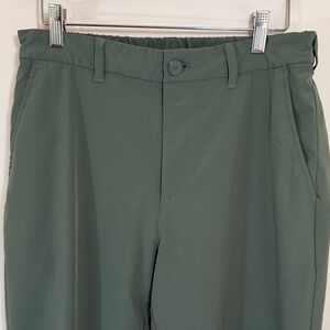 Mizzen + Main Men’s Helmsman Slim Performance Pants 33W Olive Green